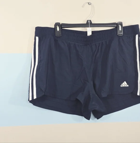 NWT Adidas Women's Navy Athletic Shorts - Picture 3 of 8